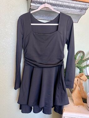 🖤Fit-and-Flare🖤Long sleeve Dress